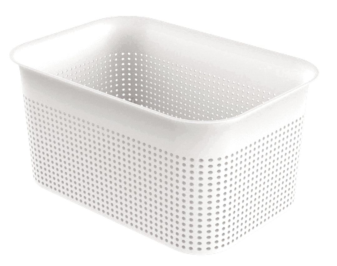 Canasto Plástico Blanco Rotho 4,5 Litros