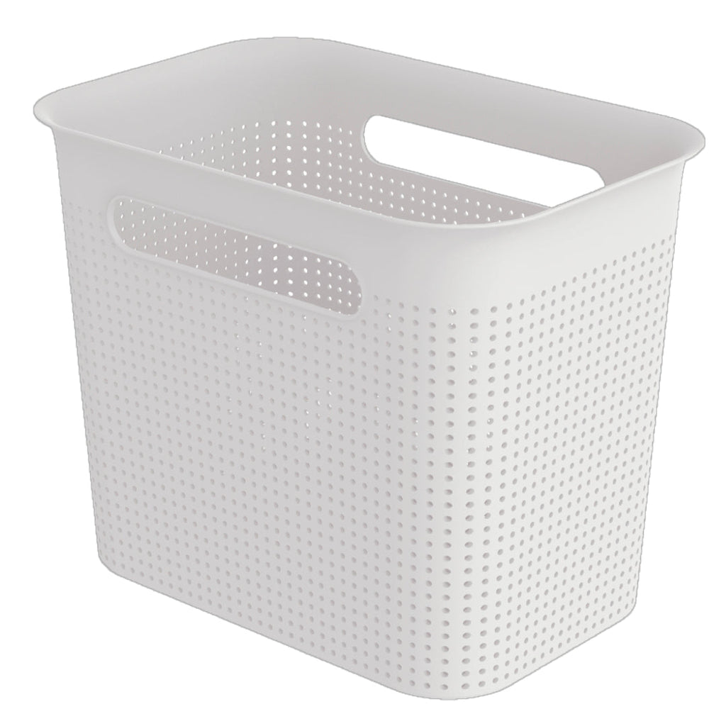Canasto Plástico Rotho Blanco 7 Litros