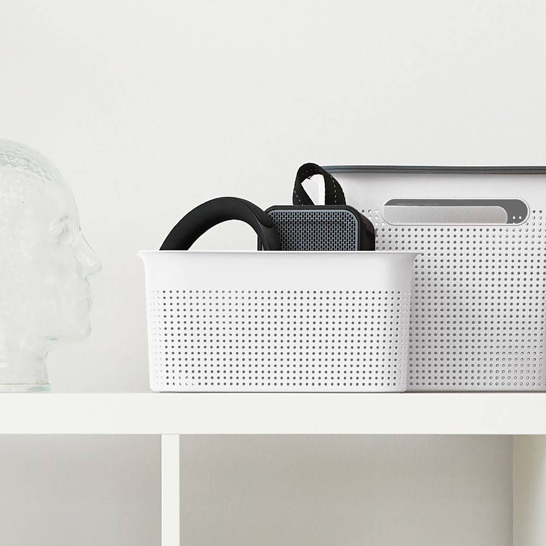 Canasto Plástico Rotho Blanco 7 Litros