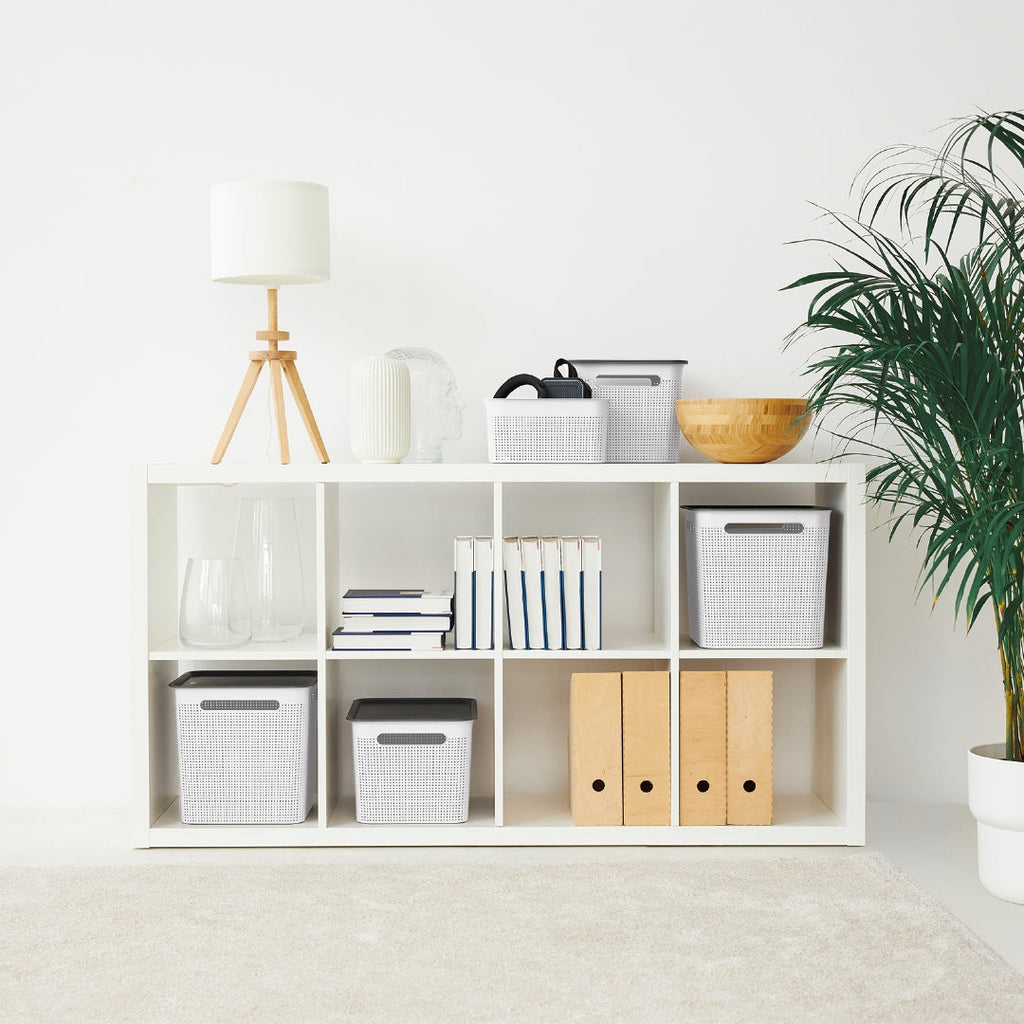 Canasto Plástico Rotho Blanco 18 Litros