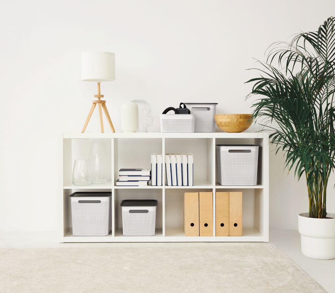 Canasto Plástico Rotho Blanco 7 Litros