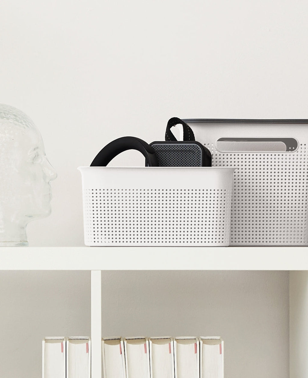 Canasto Plástico Blanco Rotho 4,5 Litros