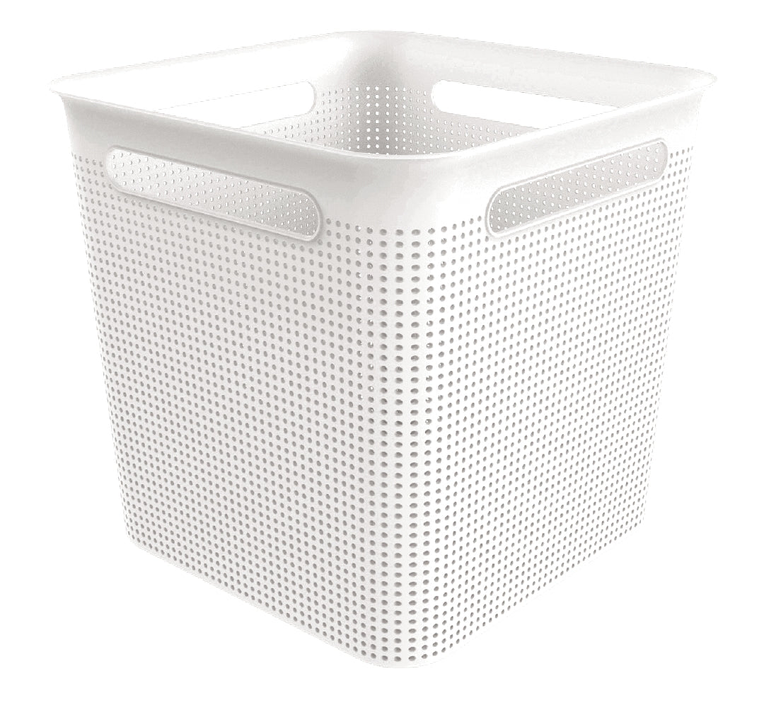 Canasto Plástico Rotho Blanco 18 Litros