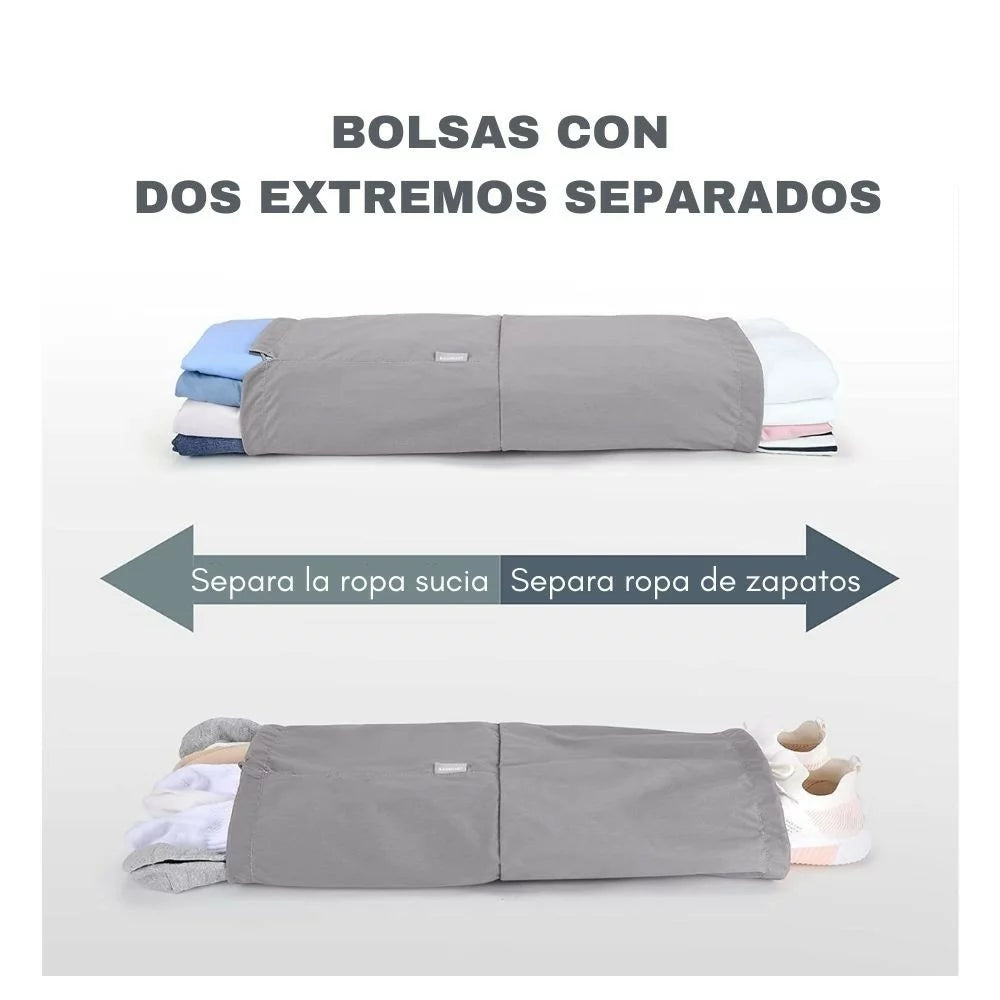 Bagsmart Organizadores de Equipaje con Compresión 6 pzs color gris
