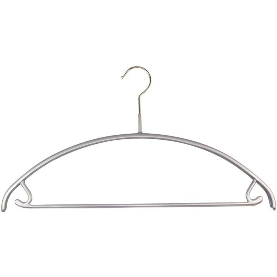 Set de 5 Colgadores Para Ropa Con Barra, 36 cm en forma de U