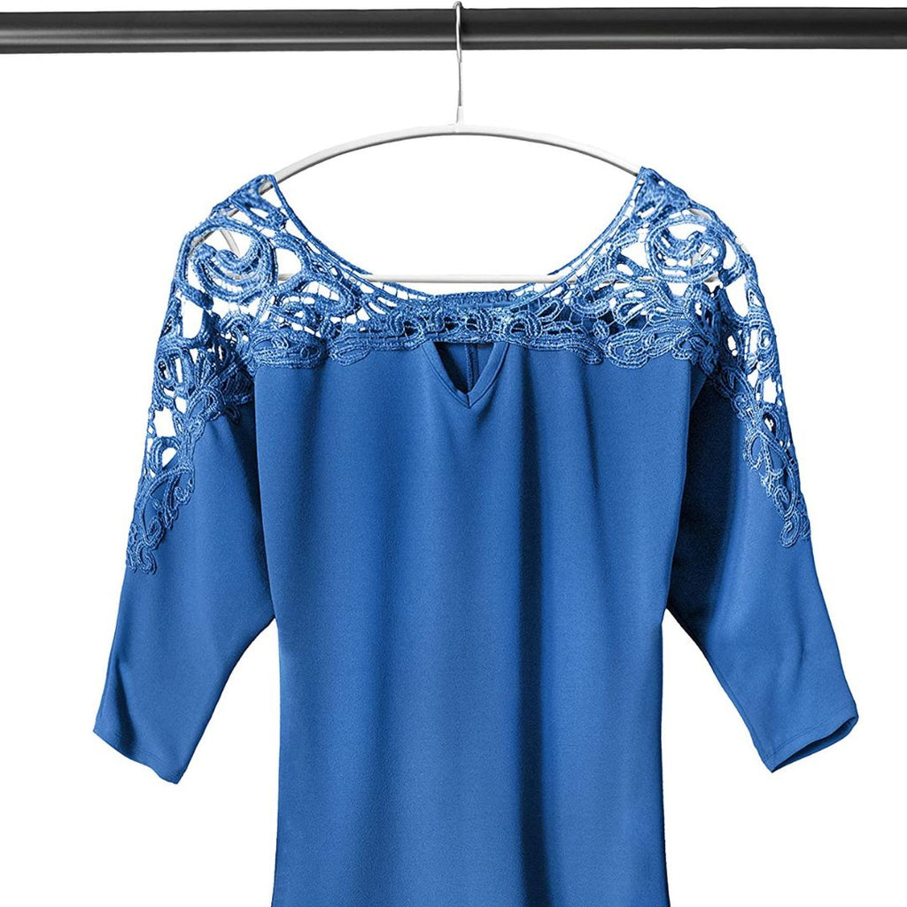 Set de 5 Colgadores Para Ropa Con Barra, 36 cm en forma de U