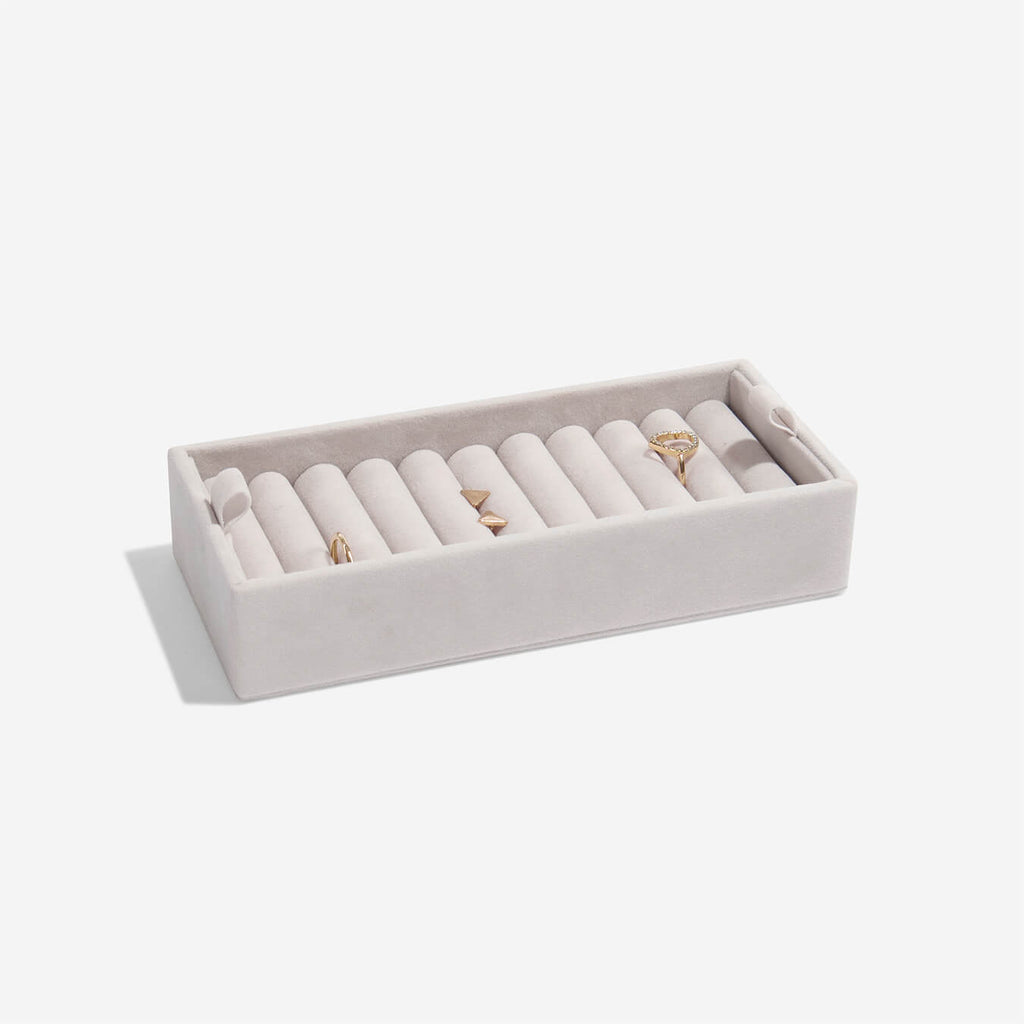Joyero para anillos y aros, 10 compartimientos