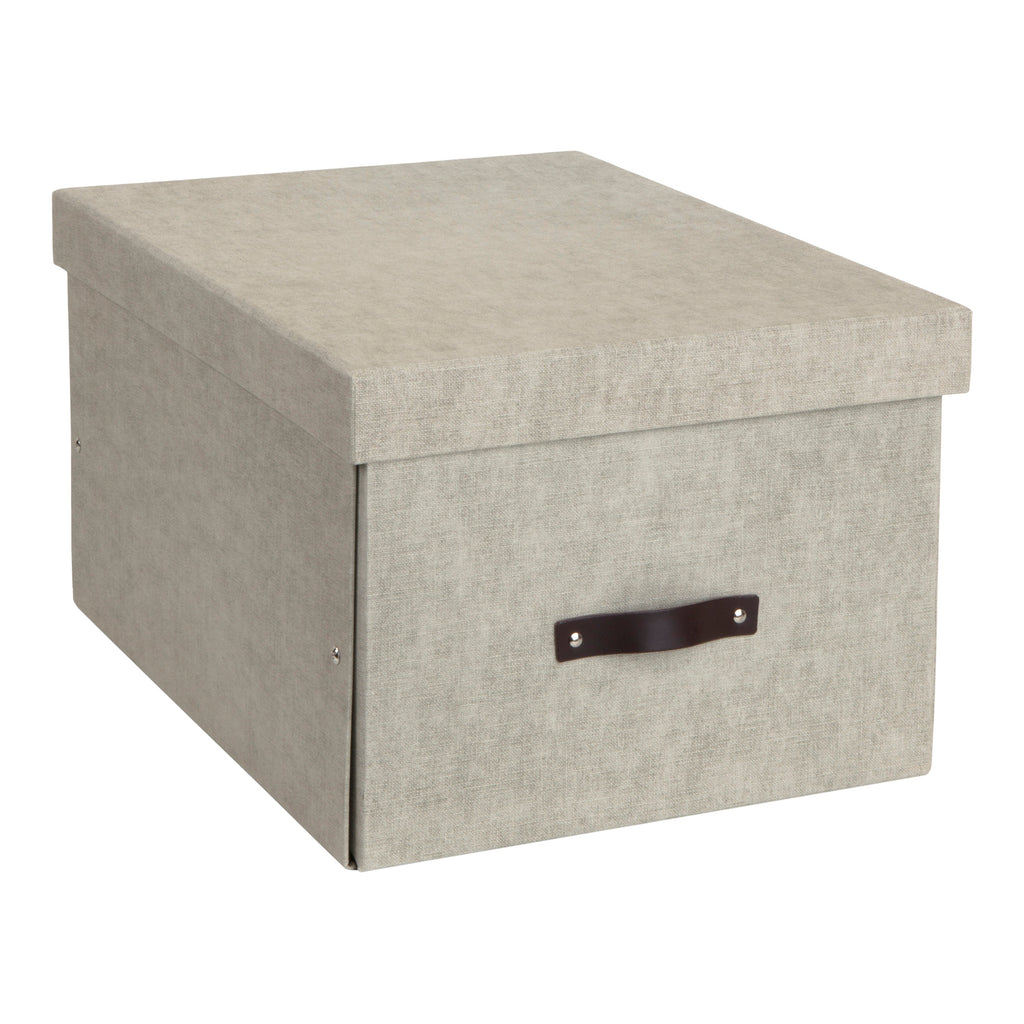 Caja Organizadora Miltipropósito Bigso Box 38 x 50 cm Lino