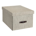 Caja Organizadora Miltipropósito Bigso Box 38 x 50 cm Lino