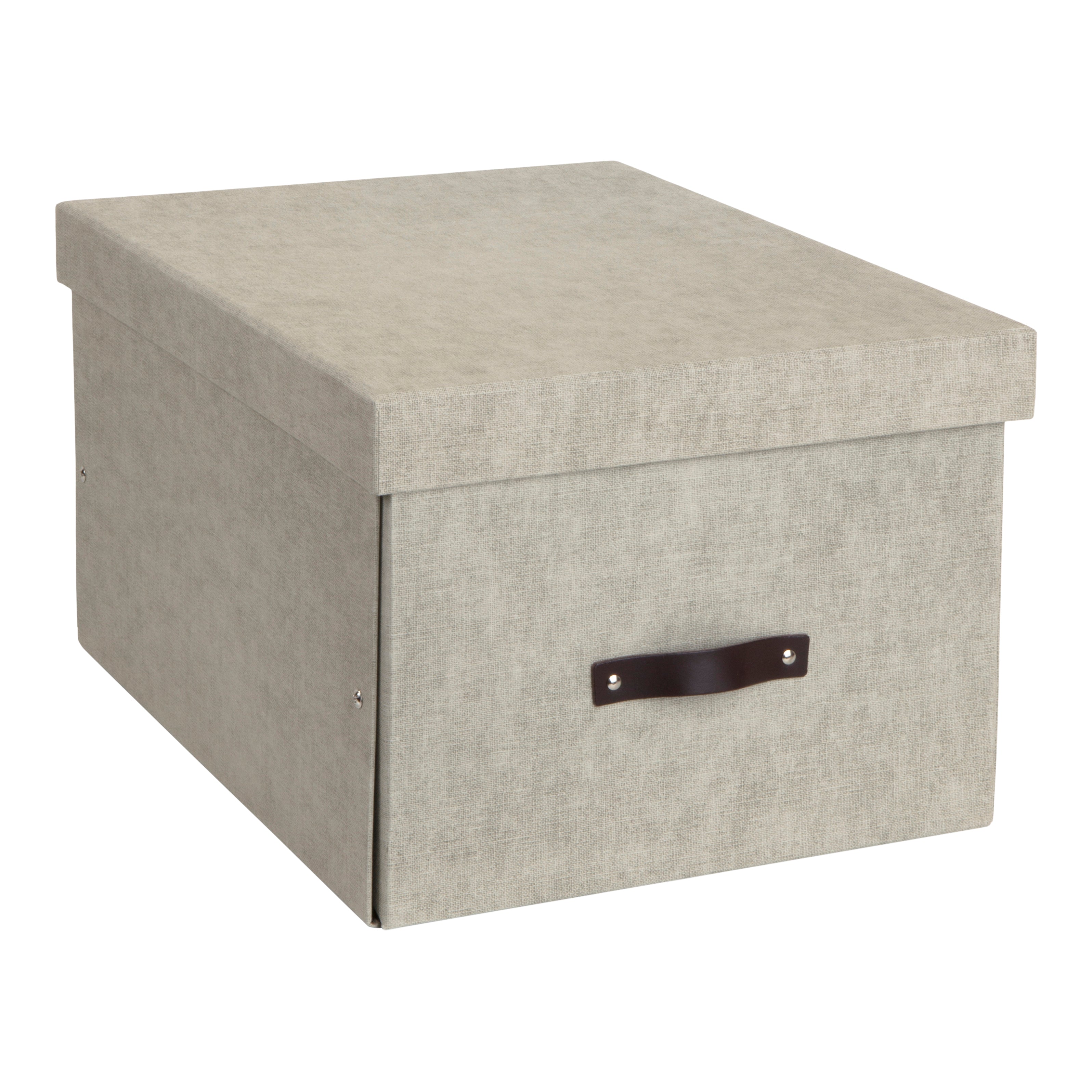 Caja Organizadora Miltipropósito Bigso Box 38 x 50 cm Lino