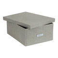 Caja Organizadora Multipropósito Bigso Box 29 x 39 cm Lino