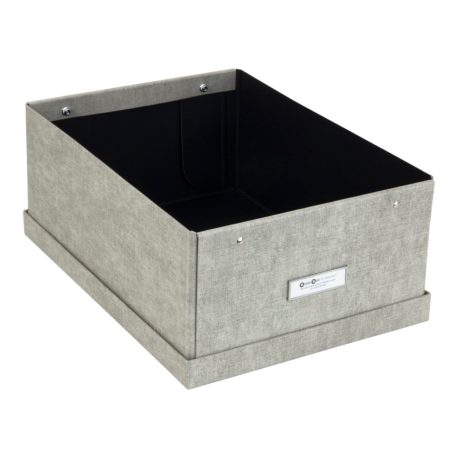 Caja Organizadora Bigso Box Karin 22 x 31 cm Lino