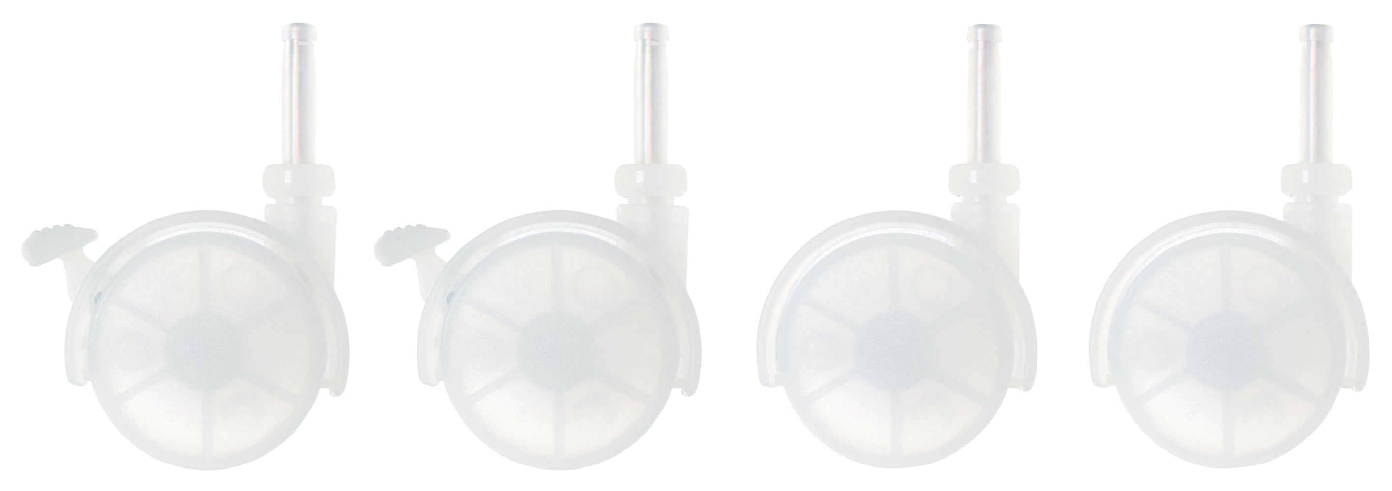 Set de 4 Ruedas Montables para Cajas