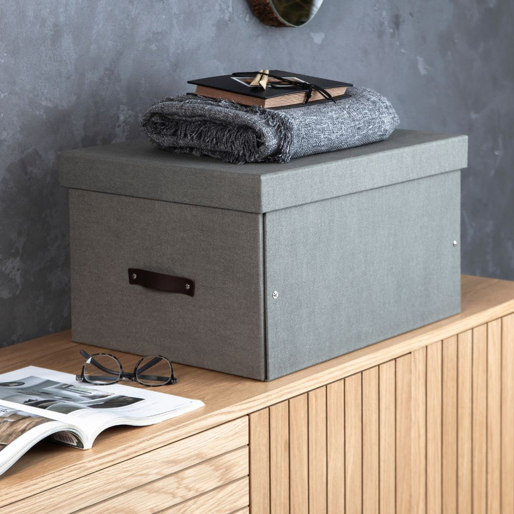 Caja Organizadora Miltipropósito Bigso Box 38 x 50 cm Gris