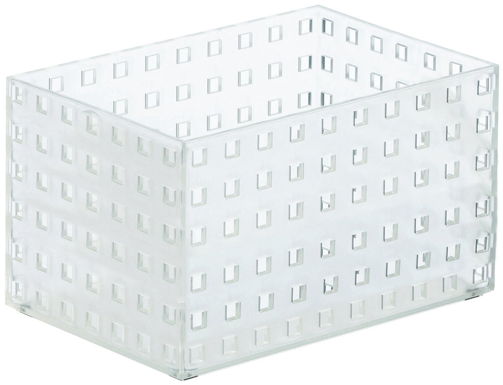 Canasto Organizador para Cajon 21 x 14 cm. Transparente