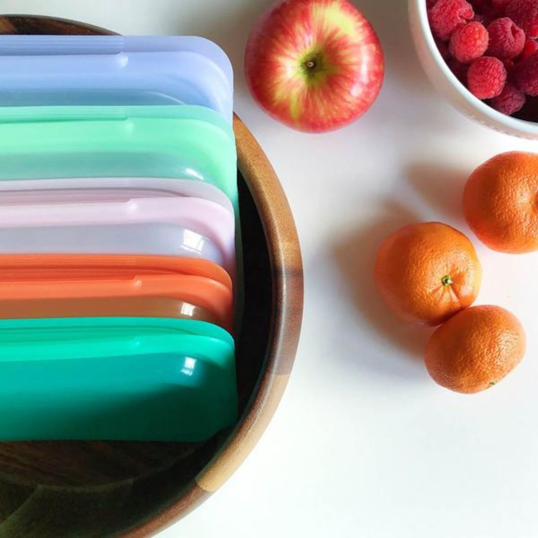 Bolsa para Guardar y Cocinar Alimentos Reutilizable de 450 ml Citrus